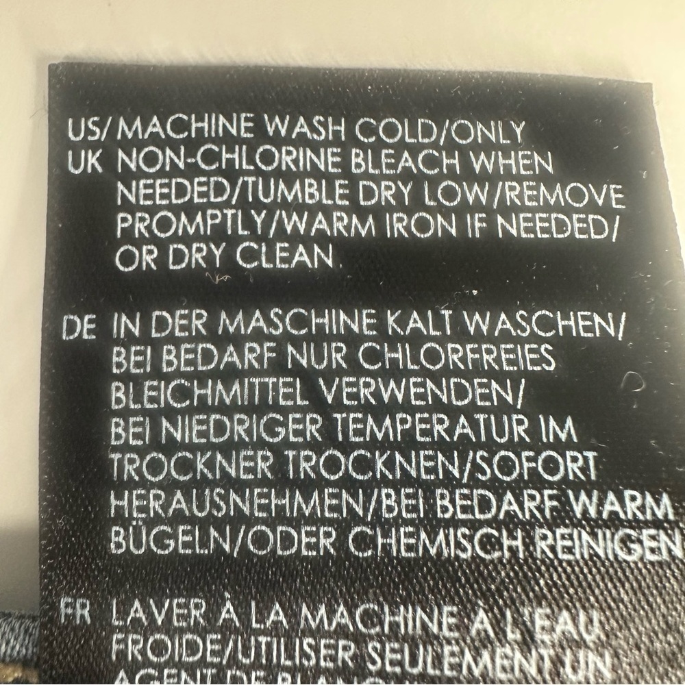 Liverpool Los Angeles Multi Panel Fray Hem Denim Skirt in Darwin Sz: 14 - Picture 15 of 16